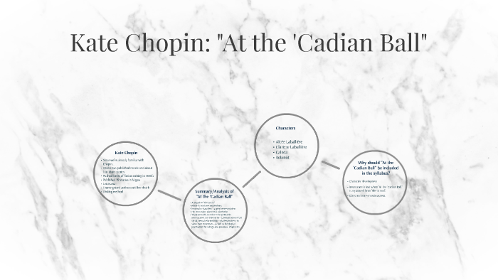 kate chopin at the cadian ball pdf